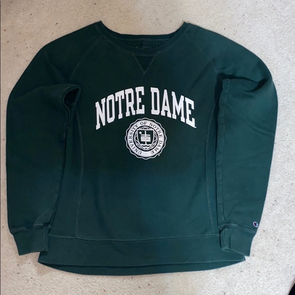 Vintage Champion Reverse Weave Notre Dame Crewneck